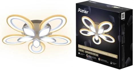 Потолочная люстра светодиодная с ДУ Ritter Como 52377 2