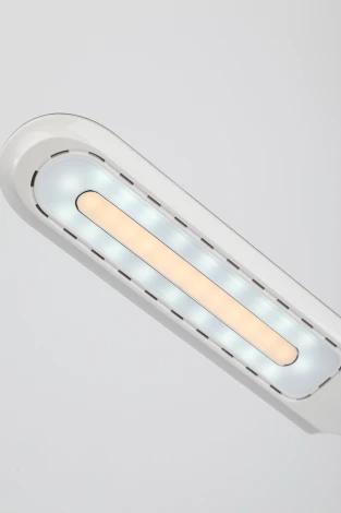 Офисная настольная лампа светодиодная на струбцине с регулировкой цветовой температуры и яркости ЭРА NLED-496-12W-W (220V, сенсорный выключатель)