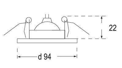 Встраиваемый точечный светильник Imex Керамика IL.0024.0329