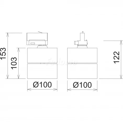 Donolux DL18627 DL18627/01 Track W Dim