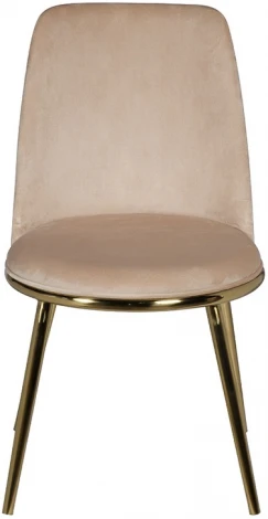 76AR-24GOLD Стул велюр бежевый/золото 48*56*86см Garda Decor