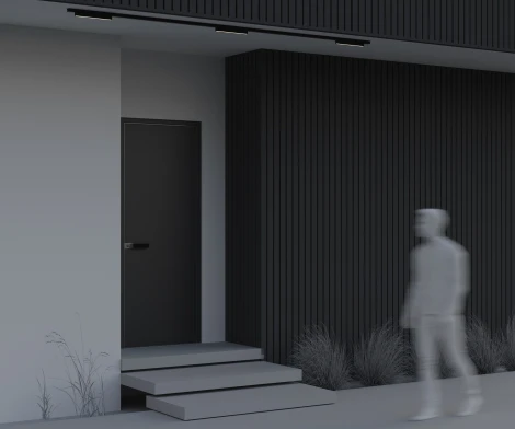 Уличный трековый светильник низковольтный LED 12W 48V Maytoni Basis O-TR02-1-S-12WB3K