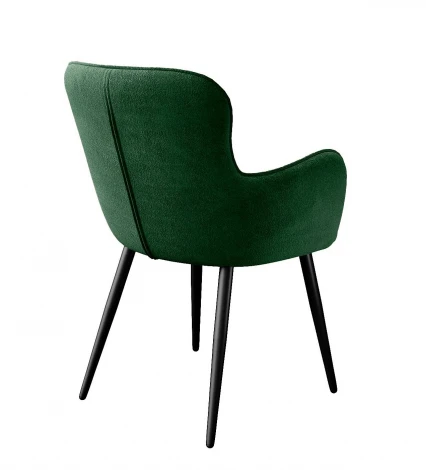 Стул DikLine 503 поворотный TW14 зеленый, ножки черные арт.00-00079961