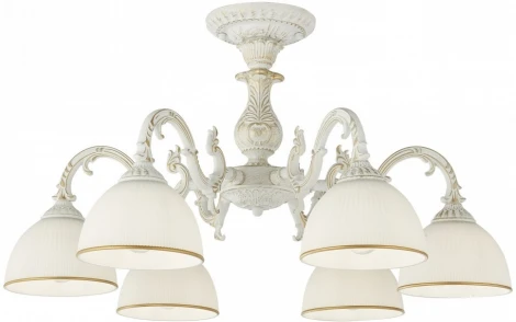 Потолочная люстра на штанге Arte Milano AM346410 346410/6 WT+G (220V)