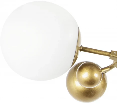 Потолочная люстра на штанге Lightstar Croco 815553 (220V, шарики, молекулы)