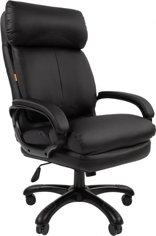 Компьютерное кресло CHAIRMAN 505 (Пластик,Экокожа,Ткань/Черный)