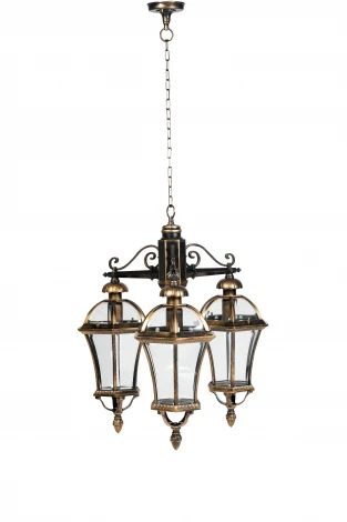 Уличный светильник подвесной Oasis Light ROMA L 95270L/3 Gb (220V, на цепи, IP44)