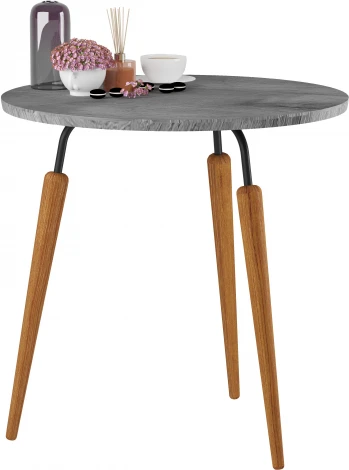 Стол журнальный BeautyStyle 22 орех гикори grey/черный/бук от фабрики Mebelik