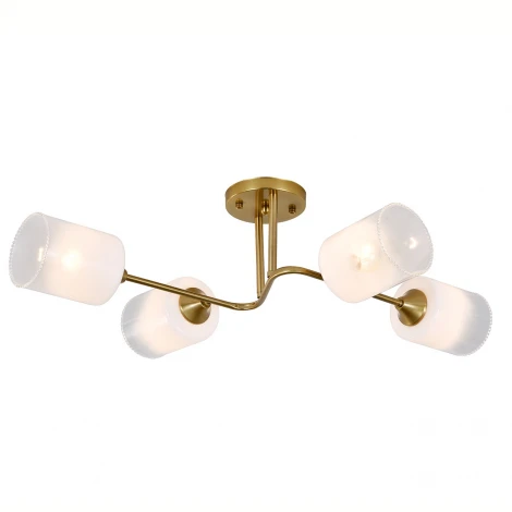 Потолочная люстра на штанге 150006/4R E27*60W Copper Escada Intera ES0000063