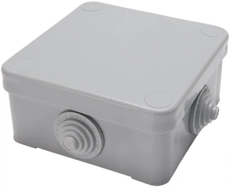 Коробка разветвительная (серый) Stekker 39251