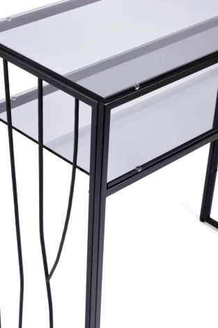 Консольный стол AllConsoles 1123-CB grey черный муар