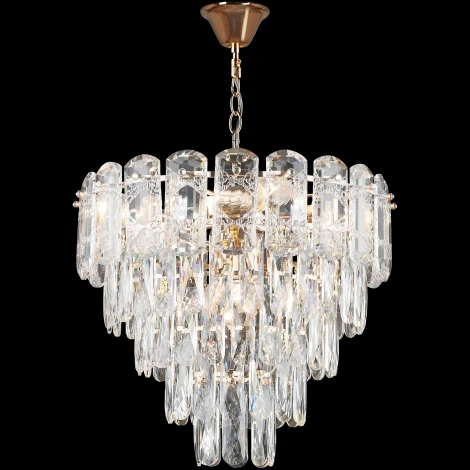 Подвесная люстра хрустальная Reluce 36720-0.4-6+4 FGD