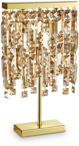 Интерьерная настольная лампа Ideal Lux Elisir TL2 OTTONE