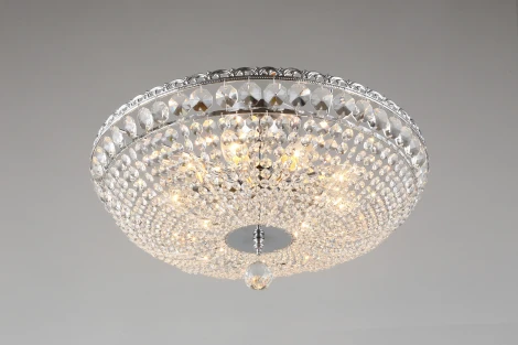 Потолочная люстра на штанге хрустальная Wiga APL.758.07.09