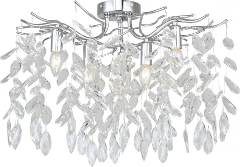 Потолочная люстра Stilfort Ramo 2180/09/06C (220V, хрусталь, листья, ветки)