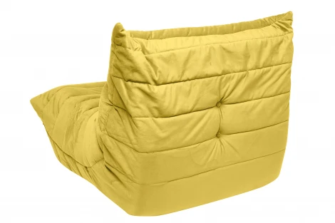 Диван Dreambag Маршмеллоу Желтый 1 секция 7313100