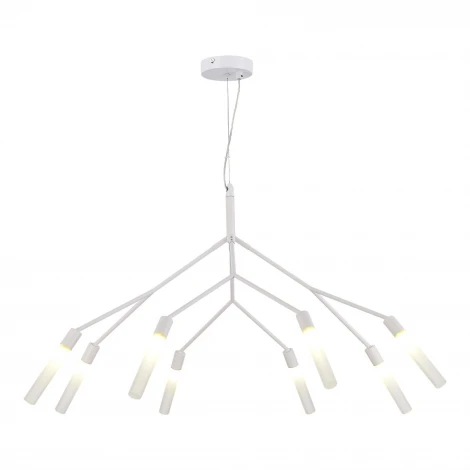 Подвесной светильник Evoluce Kaito SLE1129-503-08 Белый/Белый G9 8*5W (220V, на тросе)