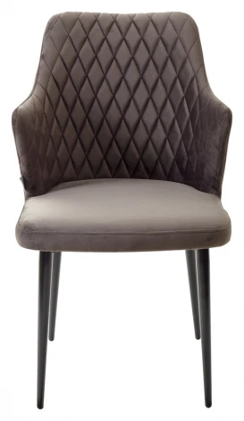 Стул HERMAN ГРАФИТ #14 велюр / черный каркас