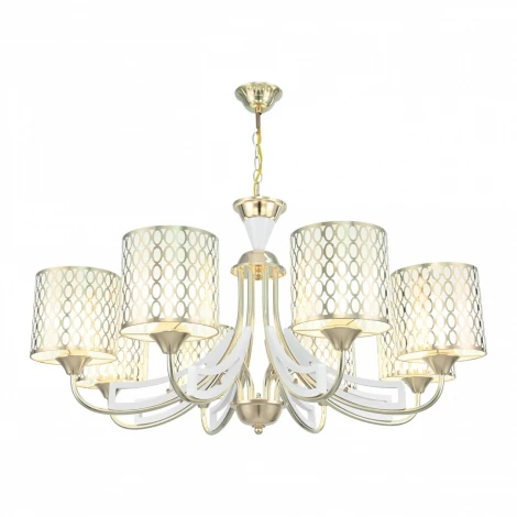 Подвесная люстра Arte Milano Florentia-3387 303387/8 Wh/Gd (220V, на цепи)
