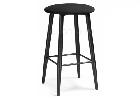 Полубарный стул Woodville Гангток катания блэк / черный матовый 469980