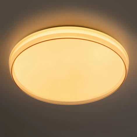 Потолочный светильник круглый светодиодный с пультом регулировкой цветовой температуры и яркости ЭРА SPB-6-80-RC Solar RGBD (220V, круглые)