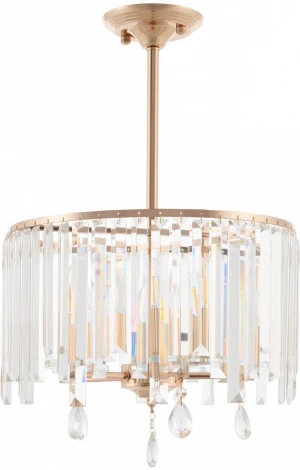 Подвесная люстра хрустальная на штанге Arte Milano Sorrento-2509 372509/5/250/400 GD (220V)