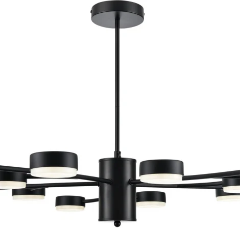 Потолочная люстра на штанге Lumion Torina 8117/15 черный, металл LED GX53 15*7W 220V