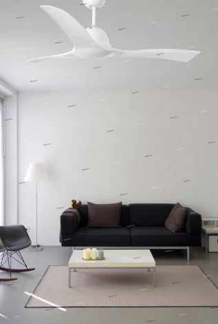 Вентилятор потолочный с пультом управления Faro Lakki, 3 лопасти, белый