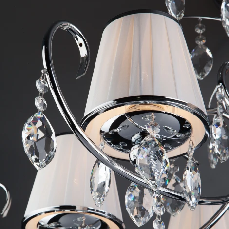 Потолочная люстра Eurosvet Rosalva 10021/6 хром