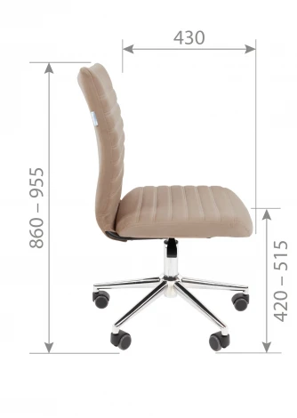 Офисное кресло Chairman 033 Россия ткань велюр T-84 черный