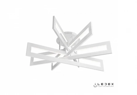 Потолочная люстра iLedex Stalker 9082-R800-X 128W WH (220V, пульт управления)