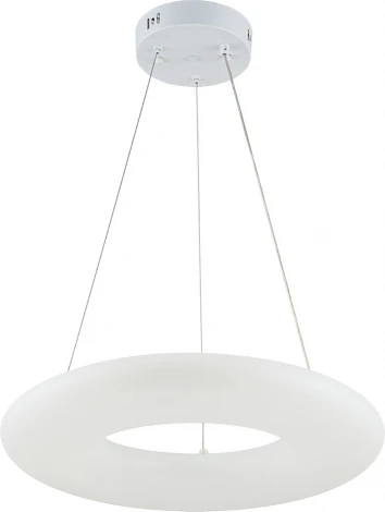 Подвесной светильник Escada Soft 10258/1 LED*30W White (ночной режим, 220V, пульт управления, на тросе)