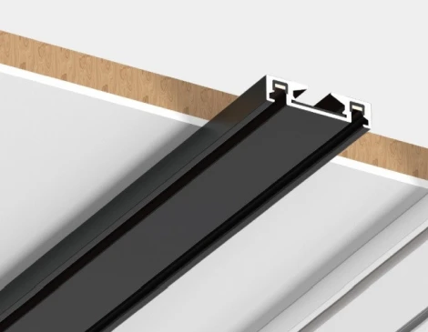 Накладной магнитный шинопровод 2м Italline IT09-9020 black (48V)