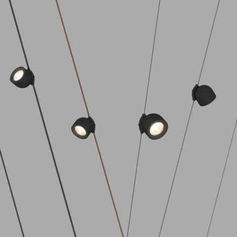 Трековый светильник 48V Denkirs Belty Spot DK5541-BK (LED)