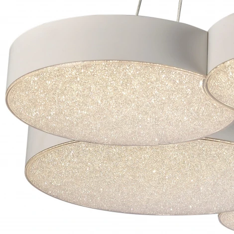 Подвесная люстра Mantra Lunas 5761 (регулировка яркости, LED, 220V, диммер, пульт управления, на тросе)