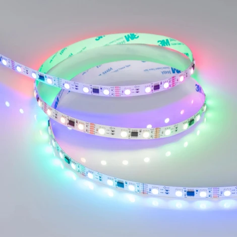 Светодиодная лента DMX-B60-10mm 12V RGB-PX3 (14 W/m, IP20, 5m) (Arlight) 039174(1)