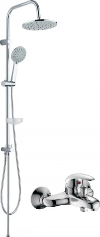 Душевой комплект Agger Proud A0893500 смеситель + Душевая стойка Agger Breeze