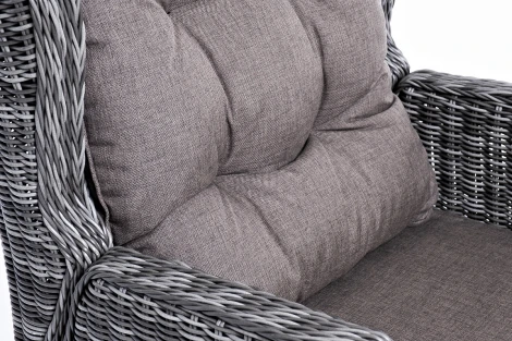 "Форио" кресло раскладное плетеное, цвет графит 4SIS арт.УТ-00003123