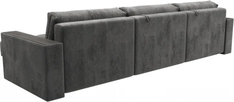 Диван угловой с декором Лига-049 НПБ Лонг Лига Диванов (Велюр) арт.128312