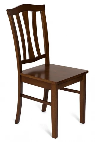 CT 8162 Стул с твёрдым сиденьем Античный белый/Тёмный Дуб (дерево гевея)