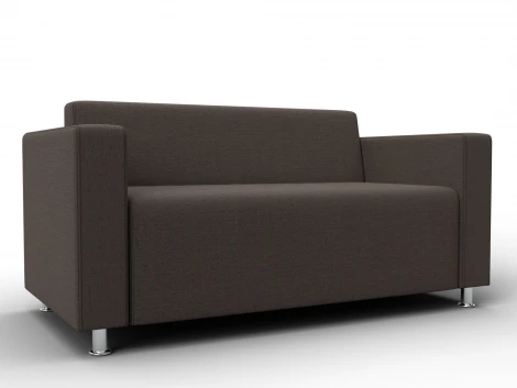 Диван прямой Лига-093 ВН (ДСП,Брус,Фанера,Рогожка/Коричневый) Лига Диванов 134954