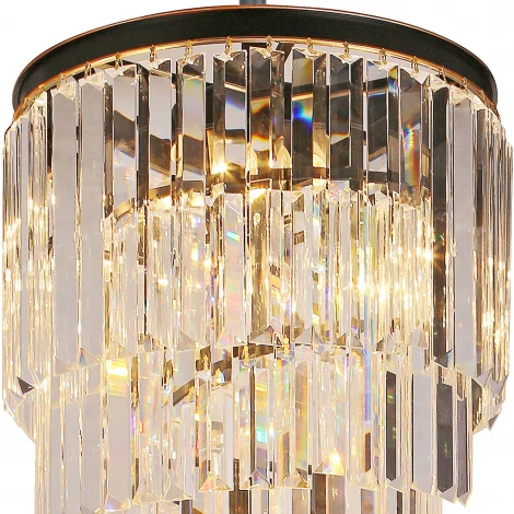 Подвесная люстра Divinare Charlotte 3011/01 SP-11 (220V, хрусталь, на цепи)