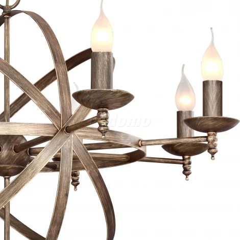 Подвесная люстра F-Promo Uranium 2166-8P (220V, на цепи, подсвечник, свеча)