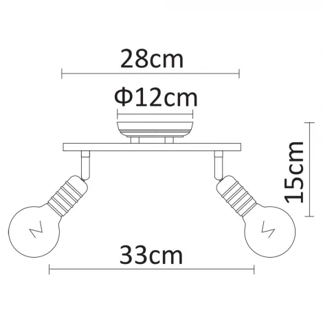 Спот Arte Lamp Fuoco A9265AP-2CC