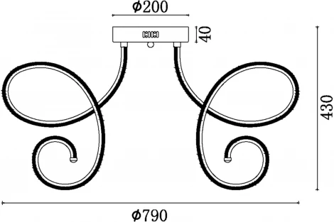 Потолочная люстра Freya Crosby FR6044CL-L114W