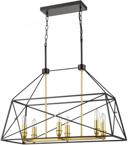 Подвесной светильник Vele Luce Clemente 10038 VL4272P06 (220V, на цепи, свеча)