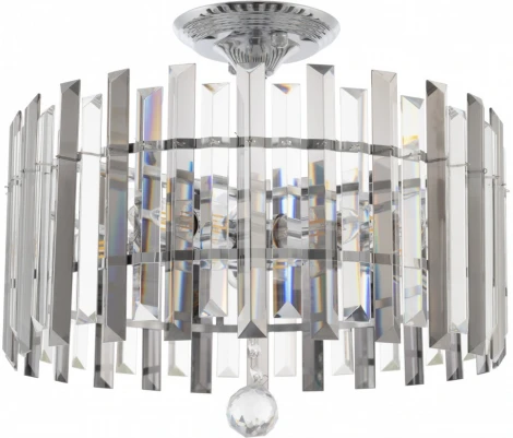Потолочная люстра хрустальная на штанге Arte Milano Sorrento-1409 371409/5/100/400 CR (220V)