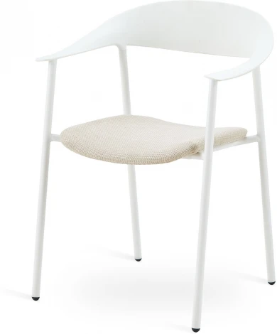 Стул Eila с подушкой пластик белый Stool Group арт.УТ000039779