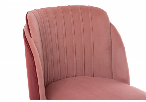 Обеденный стул на металлокаркасе Woodville Orly coral / red 11783