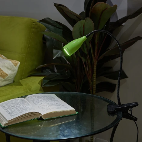 Настольная лампа на прищепке Uniel ULM ULM-D501 4W/4000K GREEN